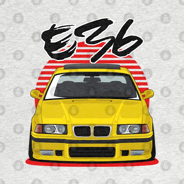 Yellow E36 by squealtires